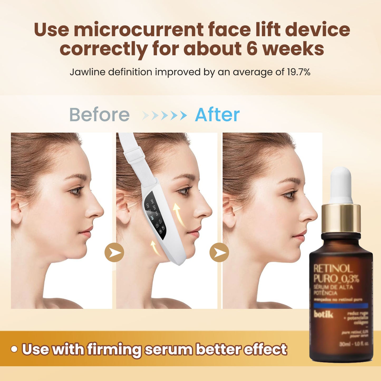 AURA V-Lift Microcurrent Facial Massager
