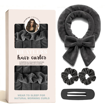 AuraSilk™ Heatless Hair Curling Set – Overnight No-Heat Curls