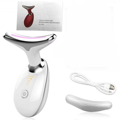 EMS Neck Face Lifter Neck Face Lifting Massager Skin Tighten Device Led Photon Therapy anti Wrinkle Double Chin Remover