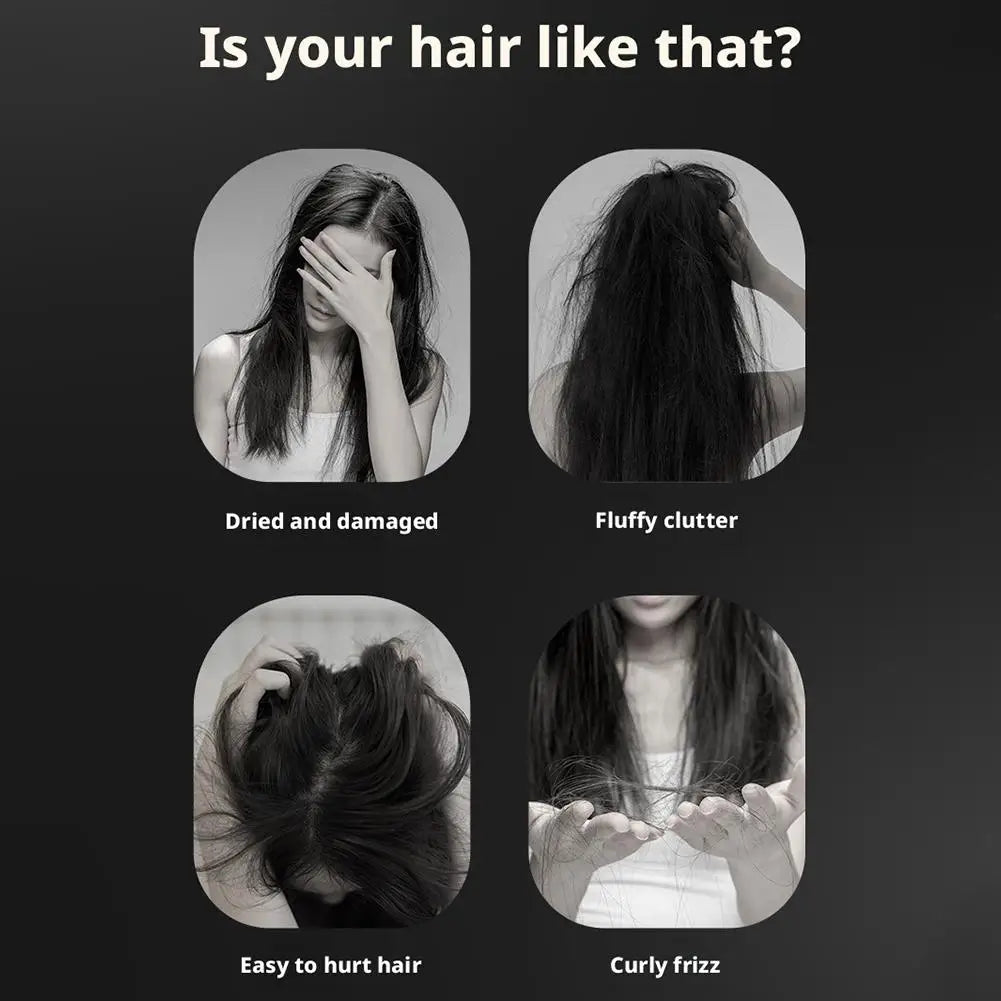 Aura Sleek™ Cordless Hair Straightener Brush | Smooth Frizz-Free Hair in Minutes