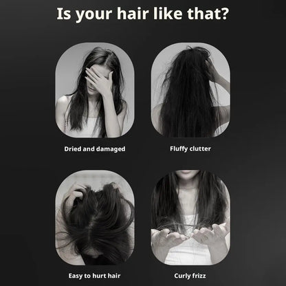 Aura Sleek™ Cordless Hair Straightener Brush | Smooth Frizz-Free Hair in Minutes