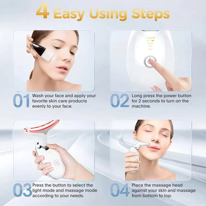 Aura Radiant Glow Neck & Face Beauty Massager